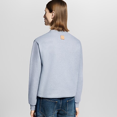 Men - Embroidered Sweatshirt Men Ready-to-Wear All Ready-to-Wear | LOUIS VUITTON (Product zoom)