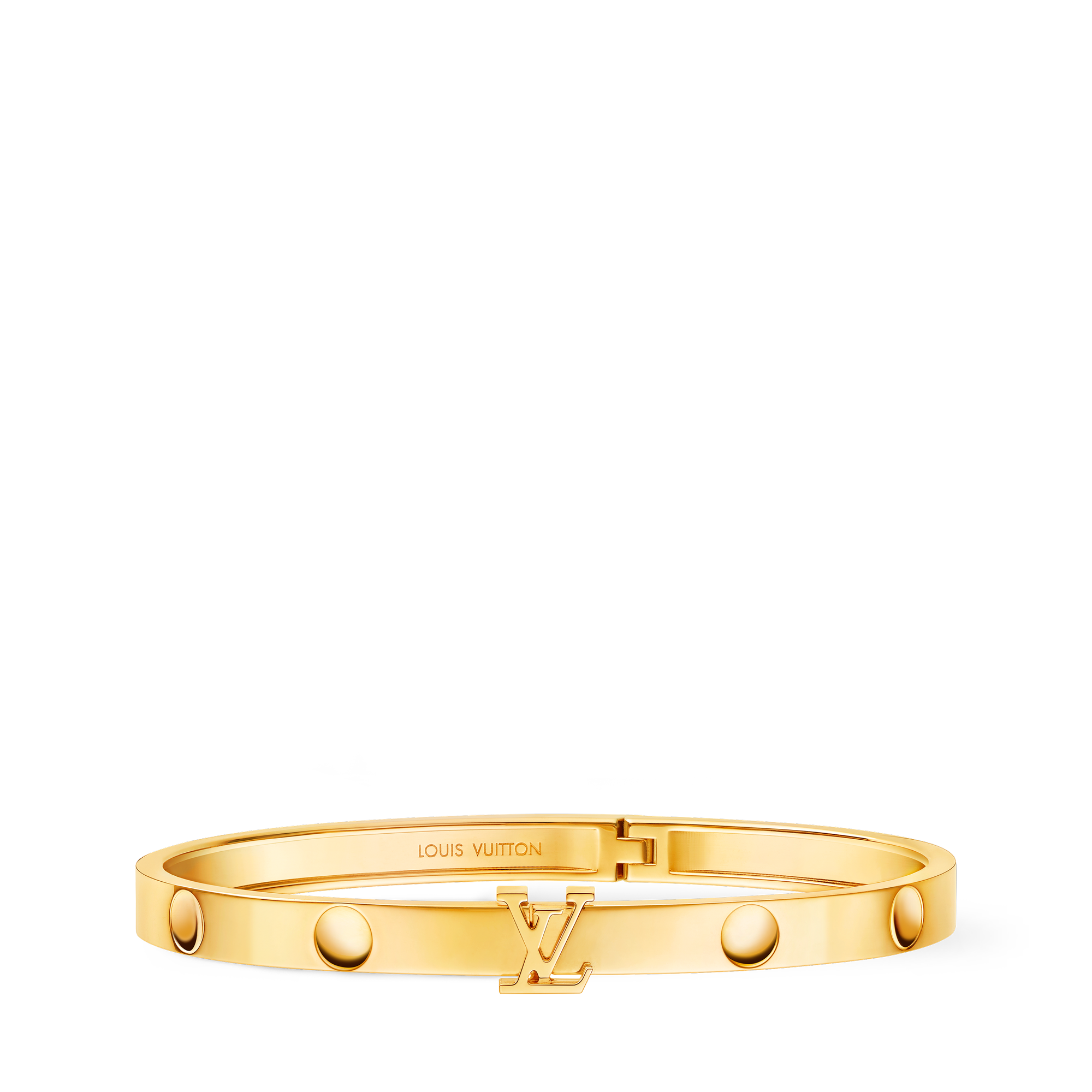 Les Extraordinaires - Empreinte Bangle, Yellow Gold  Les Extraordinaires Jewellery Bracelets | LOUIS VUITTON (Product zoom)
