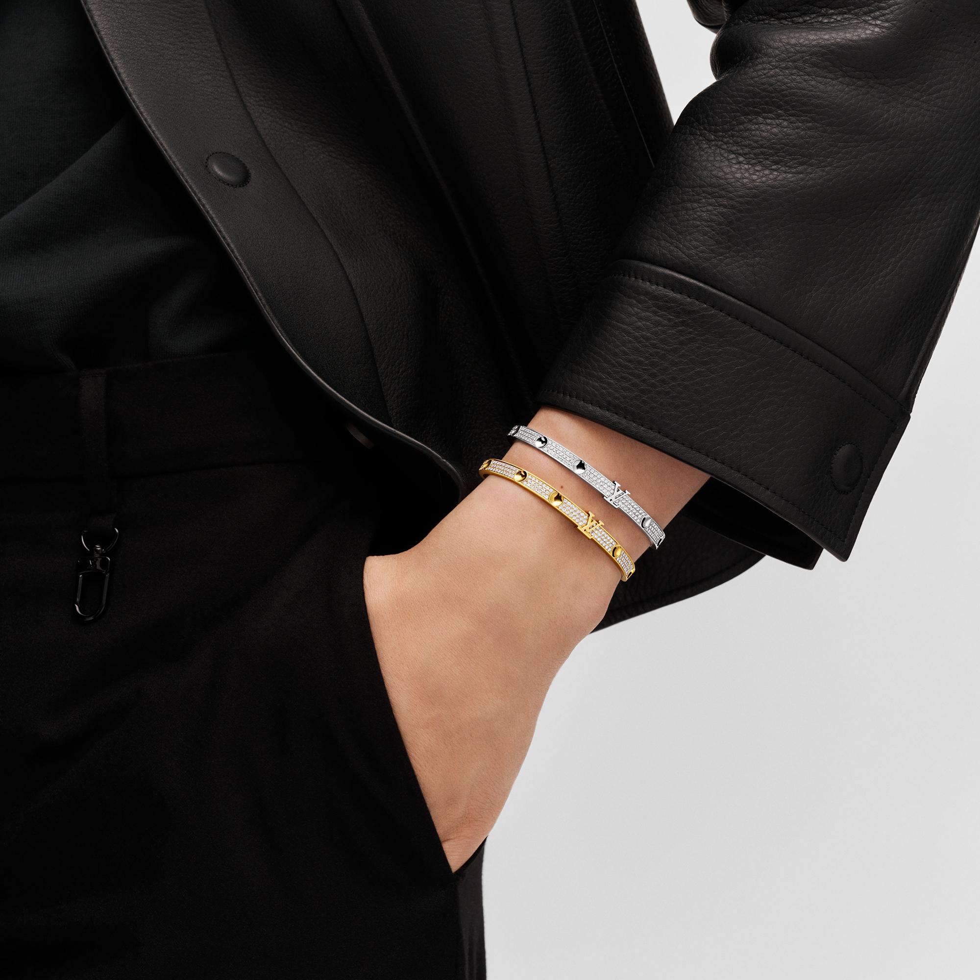 Jewellery - Empreinte Bangle, Yellow Gold And Pavé Diamonds  Jewellery Categories All Fine Jewellery | LOUIS VUITTON (Product zoom)