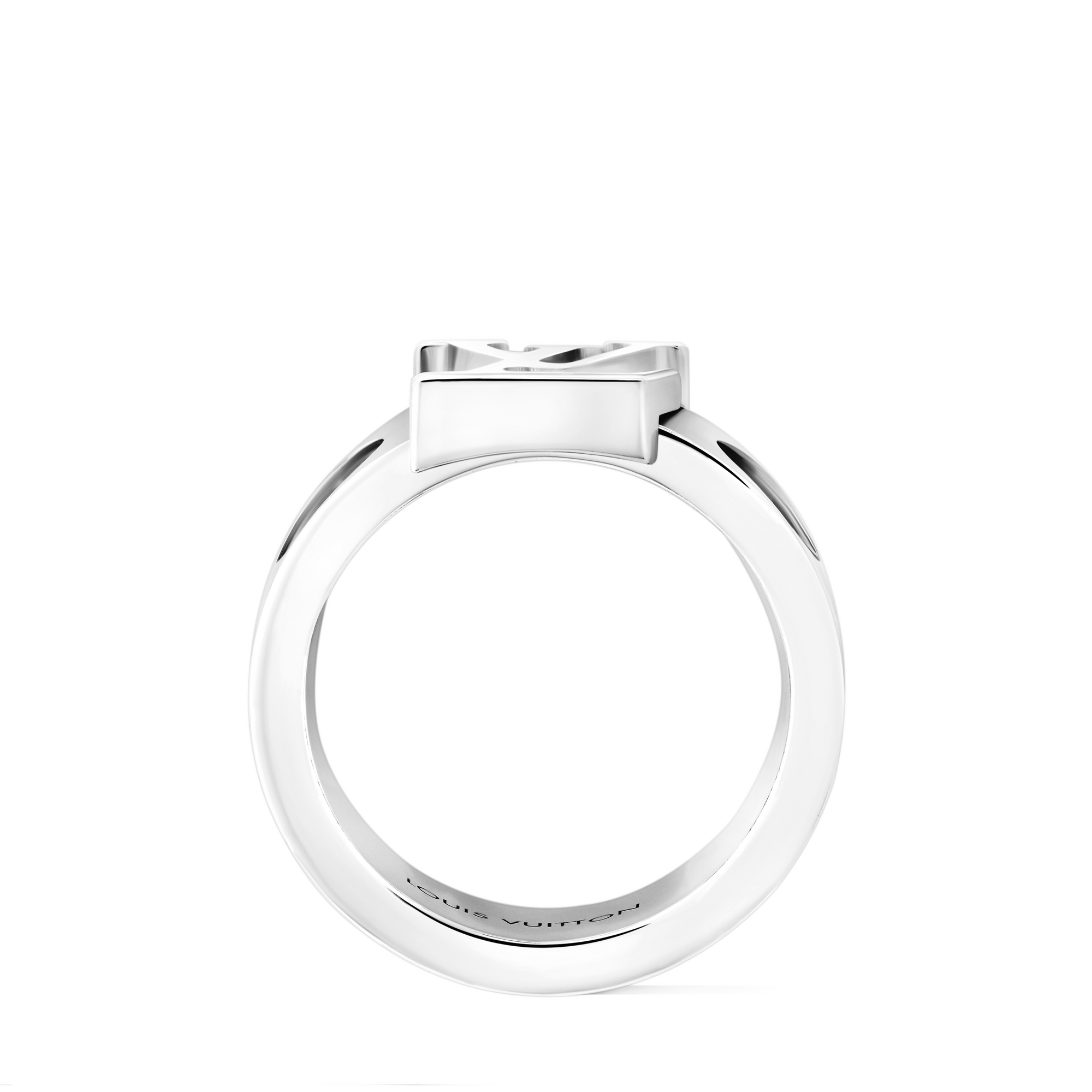Jewellery - Empreinte Large Ring, White Gold  Jewellery Categories All Fine Jewellery | LOUIS VUITTON (Product zoom)