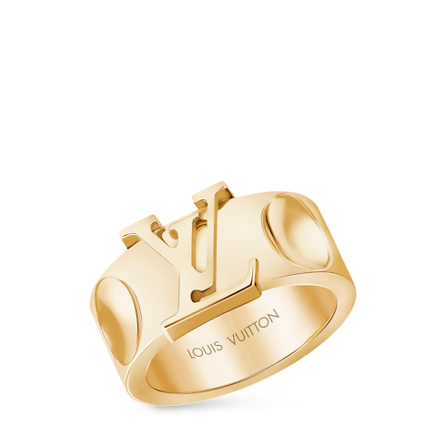 Jewellery - Empreinte Large Ring, Yellow Gold Jewellery Categories All Fine Jewellery | LOUIS VUITTON (Product zoom)