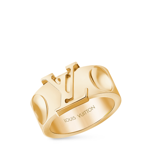 Jewellery - Empreinte Large Ring, Yellow Gold Jewellery Categories All Fine Jewellery | LOUIS VUITTON (Product zoom)
