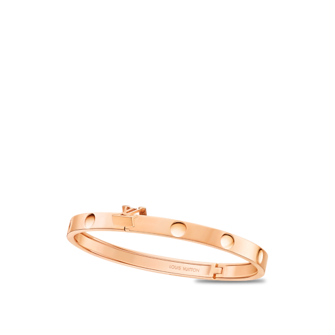 Les Extraordinaires - Empreinte Medium Bangle, Pink Gold Les Extraordinaires Jewellery Bracelets | LOUIS VUITTON (Product zoom)