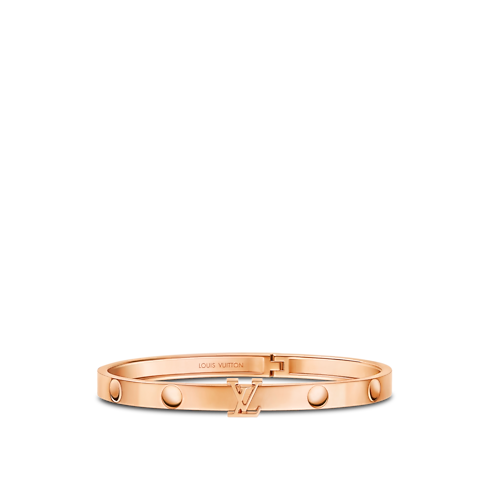 Les Extraordinaires - Empreinte Medium Bangle, Pink Gold Les Extraordinaires Jewellery Bracelets | LOUIS VUITTON (Product zoom)