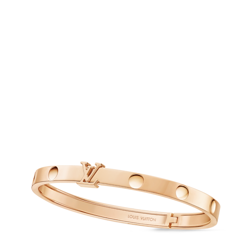 Les Extraordinaires - Empreinte Medium Bangle, Pink Gold Les Extraordinaires Jewellery Bracelets | LOUIS VUITTON (Product zoom)