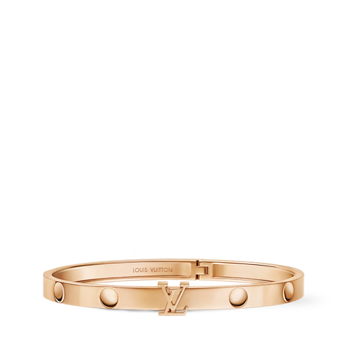 Les Extraordinaires - Empreinte Medium Bangle, Pink Gold Les Extraordinaires Jewellery Bracelets | LOUIS VUITTON (Product zoom)