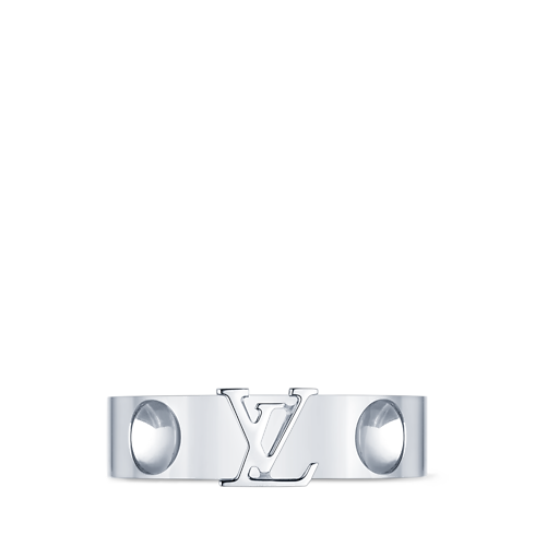 Les Extraordinaires - Empreinte Medium Ring, White Gold Les Extraordinaires Jewellery Rings | LOUIS VUITTON (Product zoom)