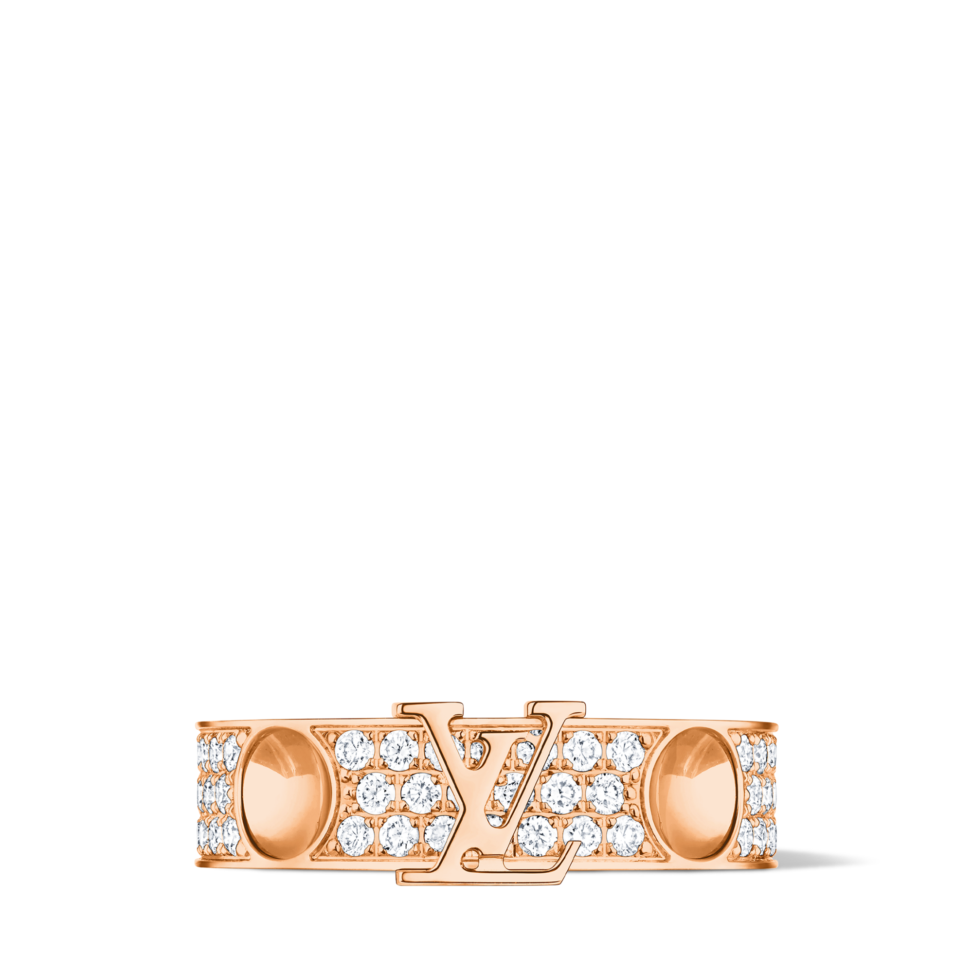Jewellery - Empreinte Ring, Pink Gold And Diamonds  Jewellery Categories Rings | LOUIS VUITTON (Product zoom)