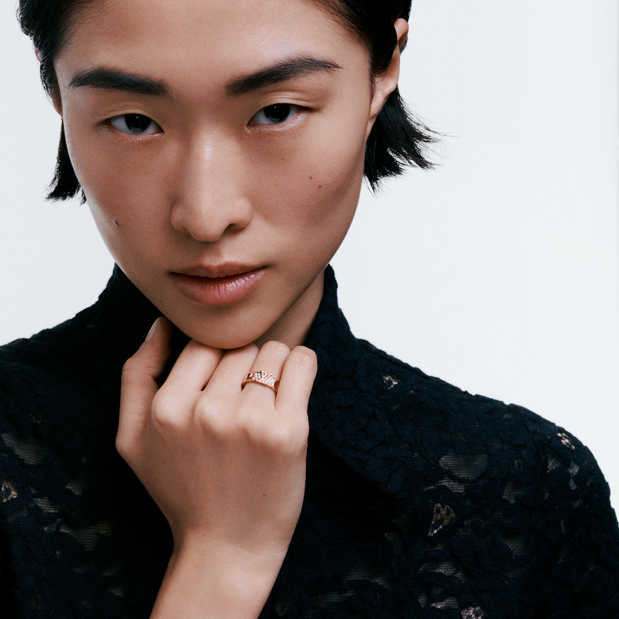 Jewellery - Empreinte Ring, Pink Gold And Diamonds  Jewellery Categories Rings | LOUIS VUITTON (Product zoom)