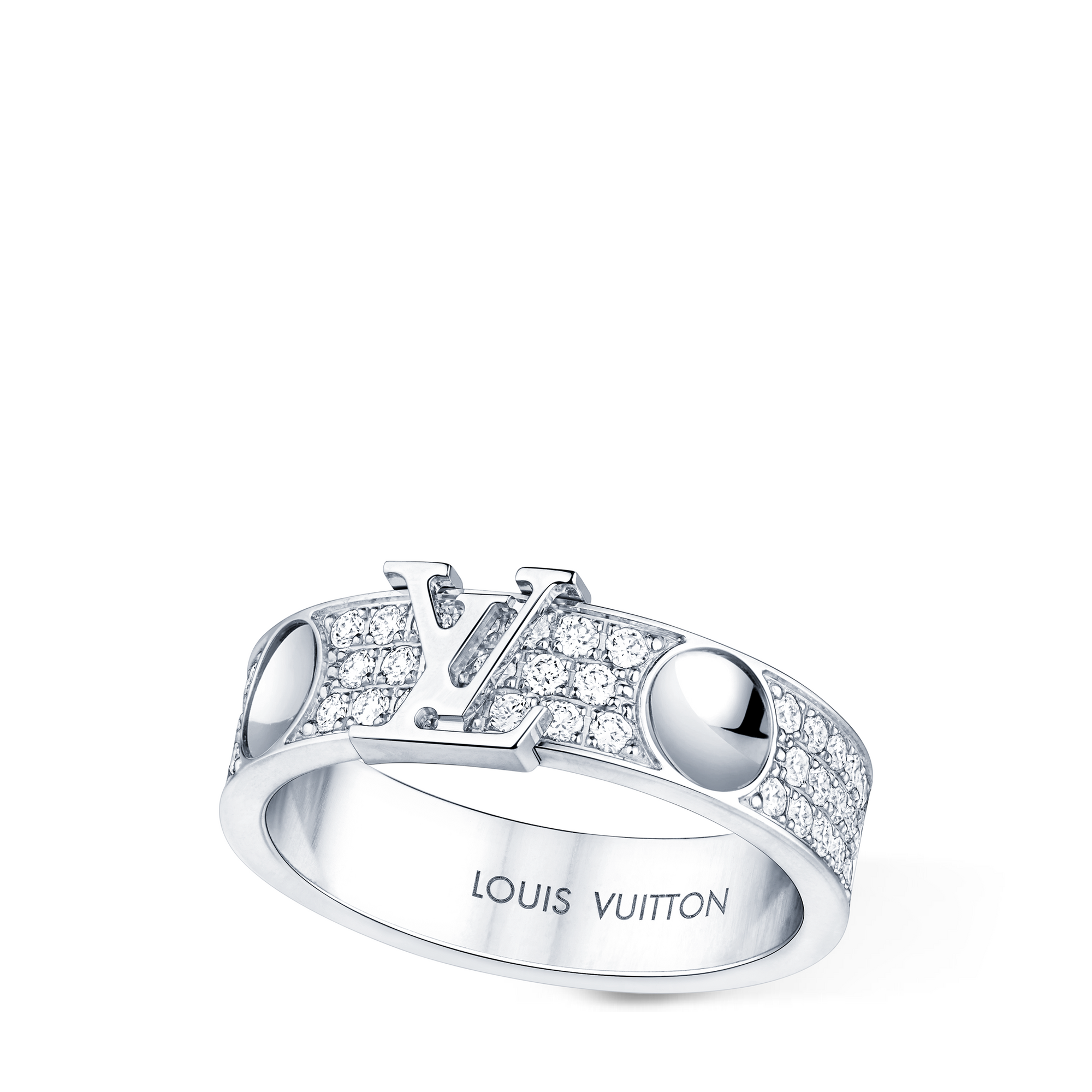 Jewellery - Empreinte Ring, White Gold and Diamonds  Jewellery Categories Rings | LOUIS VUITTON (Product zoom)