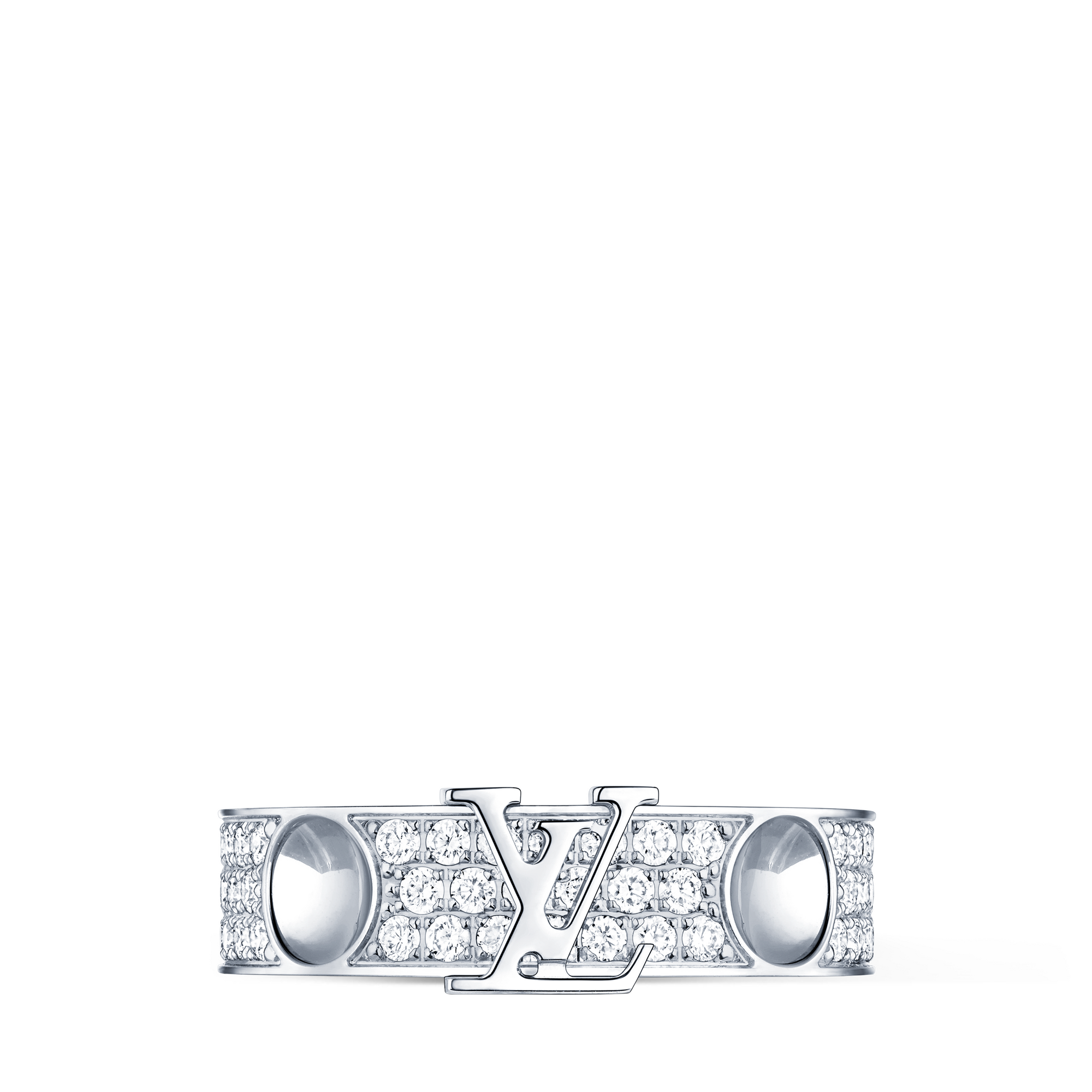 Jewellery - Empreinte Ring, White Gold and Diamonds  Jewellery Categories Rings | LOUIS VUITTON (Product zoom)