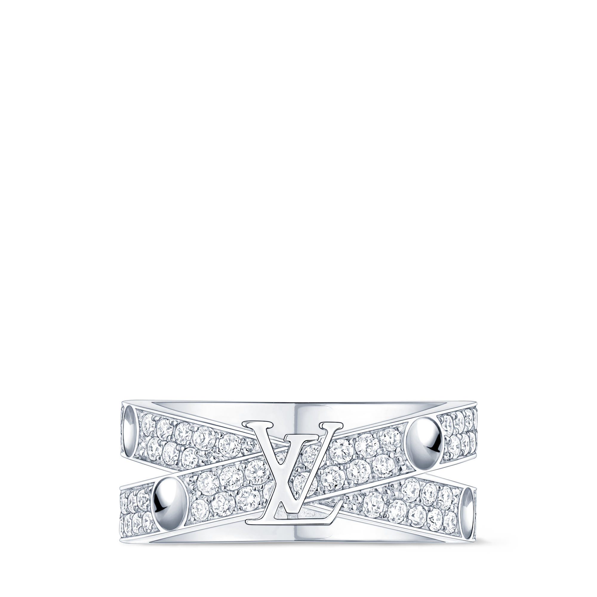 Jewellery - Empreinte Ring, White Gold and Diamonds  Jewellery Categories All Fine Jewellery | LOUIS VUITTON (Product zoom)