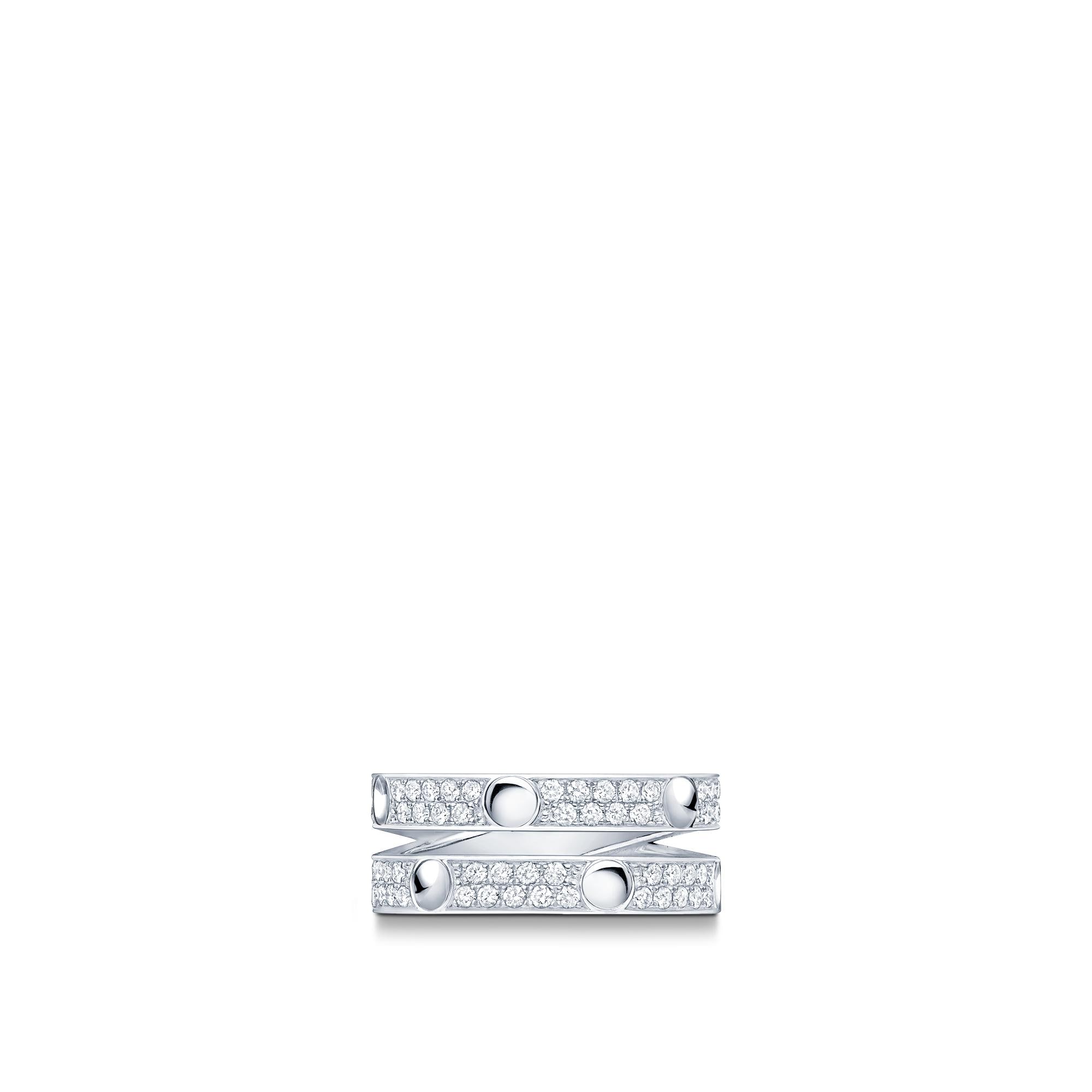 Jewellery - Empreinte Ring, White Gold and Diamonds  Jewellery Categories All Fine Jewellery | LOUIS VUITTON (Product zoom)