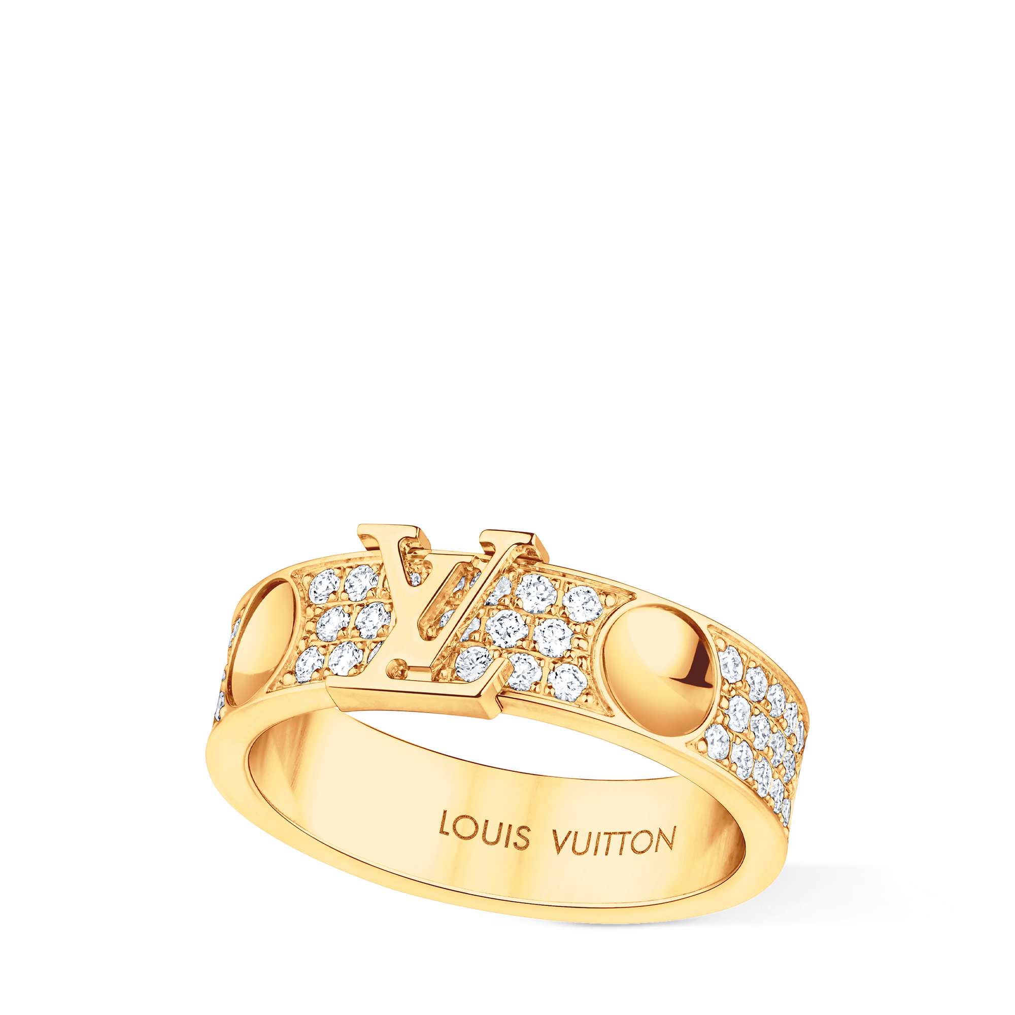 Jewellery - Empreinte Ring, Yellow Gold And Diamonds  Jewellery Categories All Fine Jewellery | LOUIS VUITTON (Product zoom)