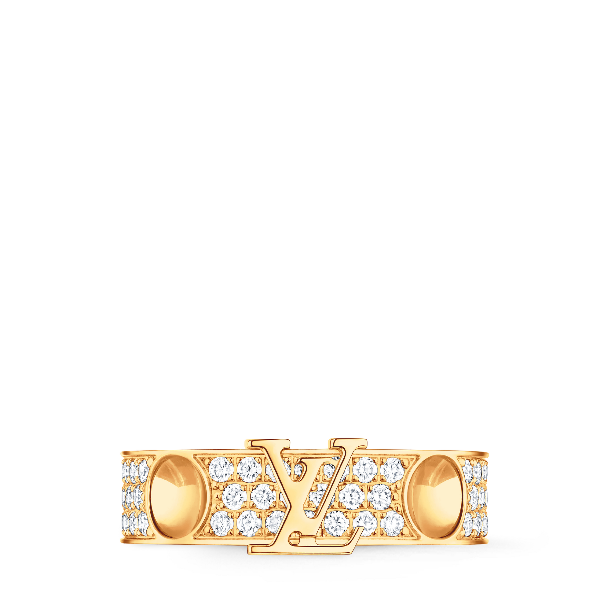 Jewellery - Empreinte Ring, Yellow Gold And Diamonds  Jewellery Categories All Fine Jewellery | LOUIS VUITTON (Product zoom)