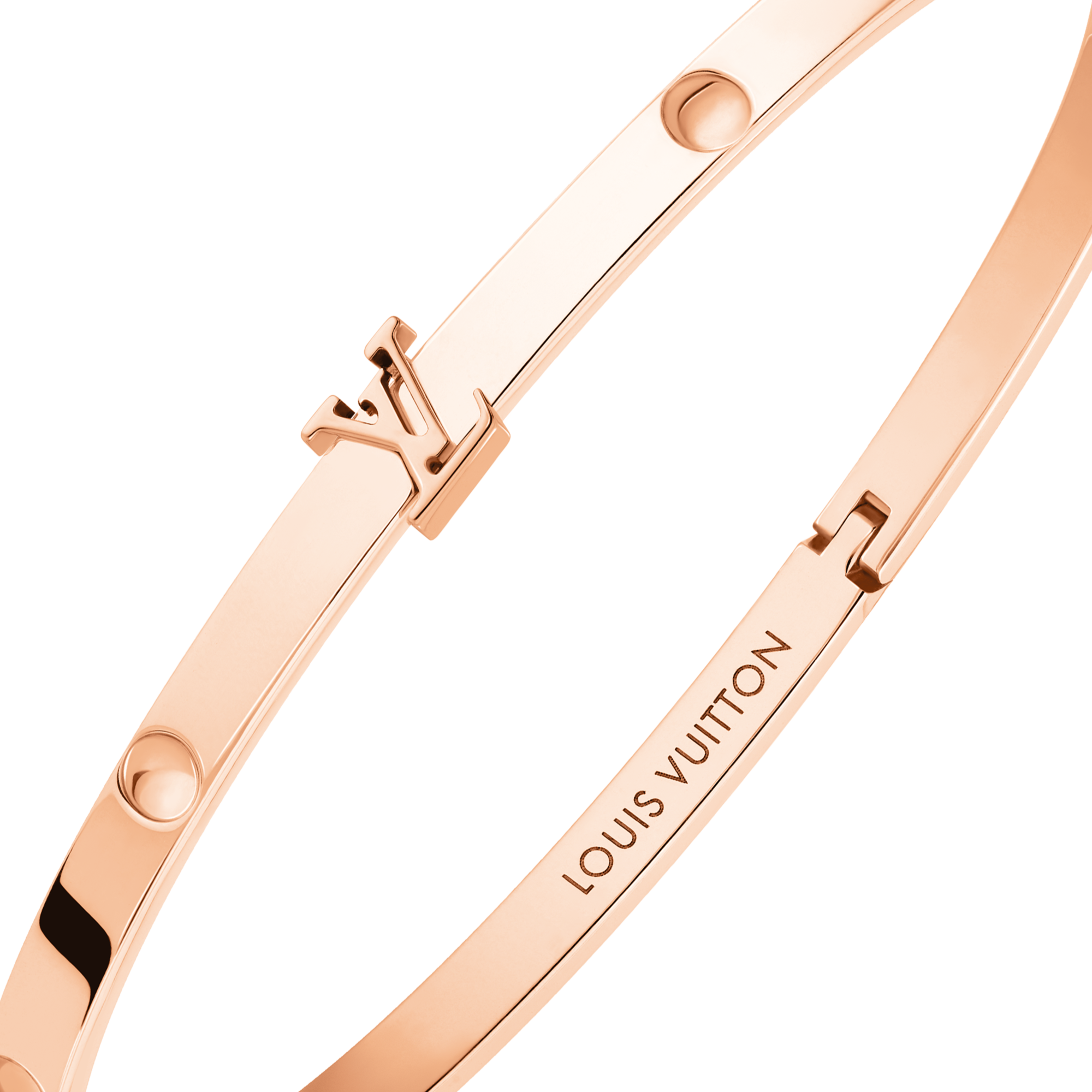 Jewellery - Empreinte Small Bangle, Pink Gold  Jewellery Categories Bracelets | LOUIS VUITTON (Product zoom)