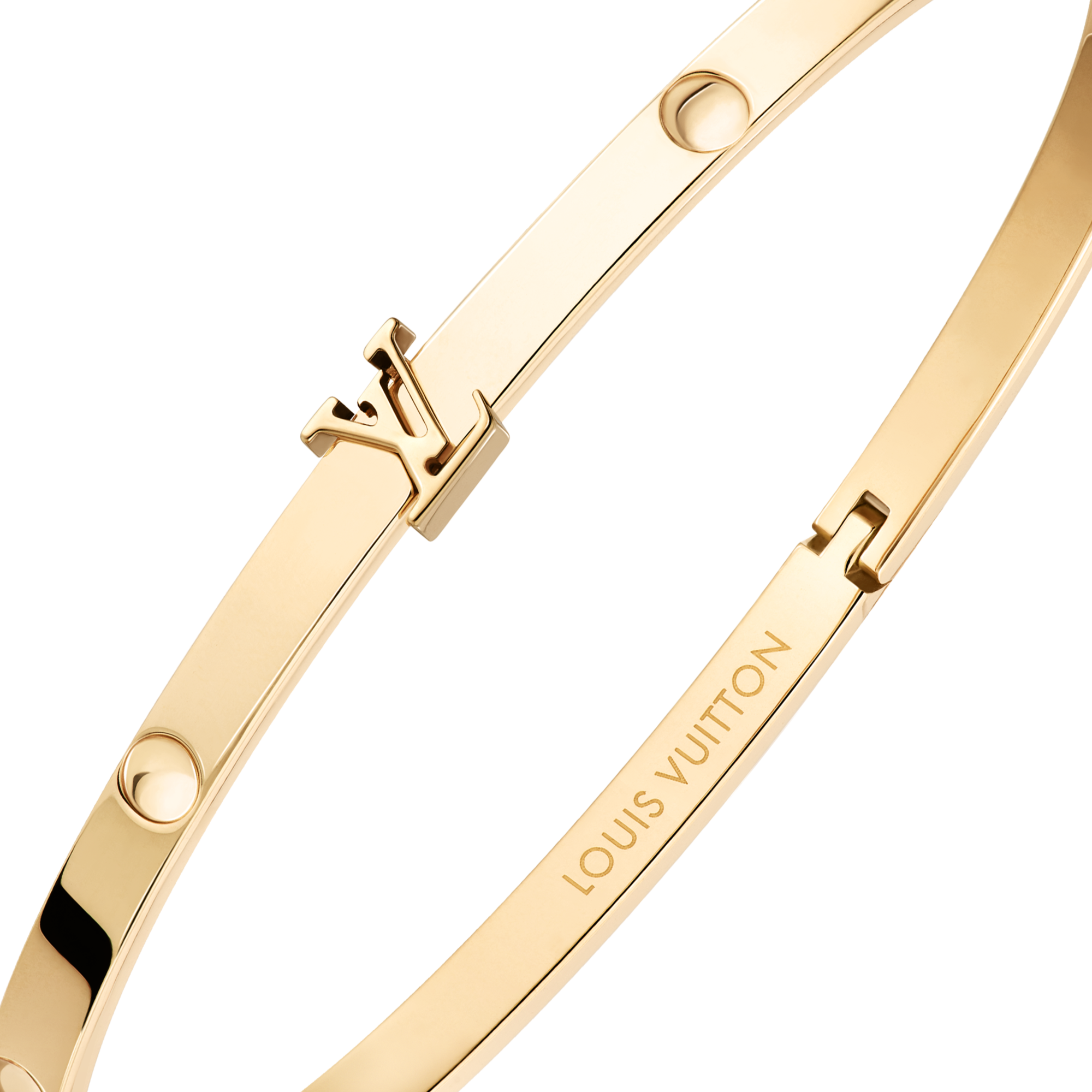 Jewellery - Empreinte Small Bangle, Yellow Gold  Jewellery Categories Bracelets | LOUIS VUITTON (Product zoom)