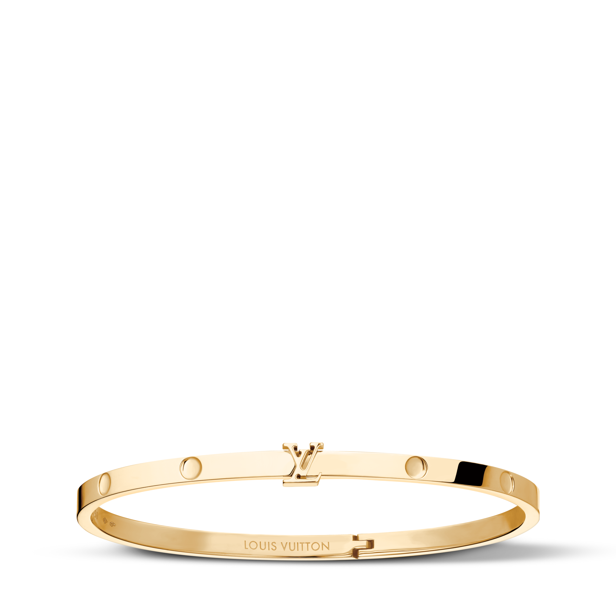 Jewellery - Empreinte Small Bangle, Yellow Gold  Jewellery Categories Bracelets | LOUIS VUITTON (Product zoom)