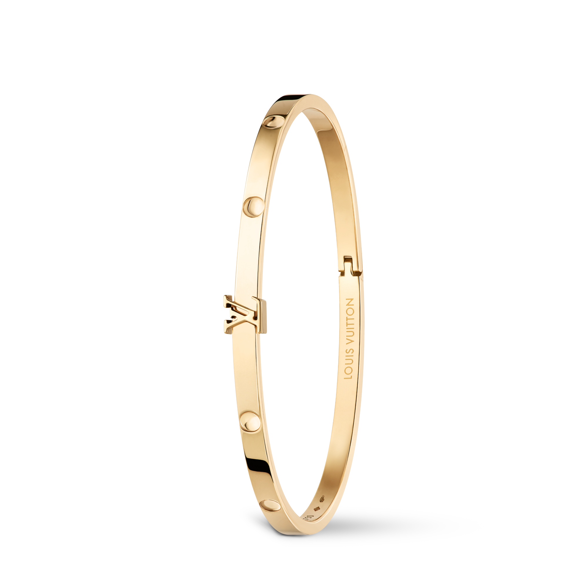 Jewellery - Empreinte Small Bangle, Yellow Gold  Jewellery Categories Bracelets | LOUIS VUITTON (Product zoom)