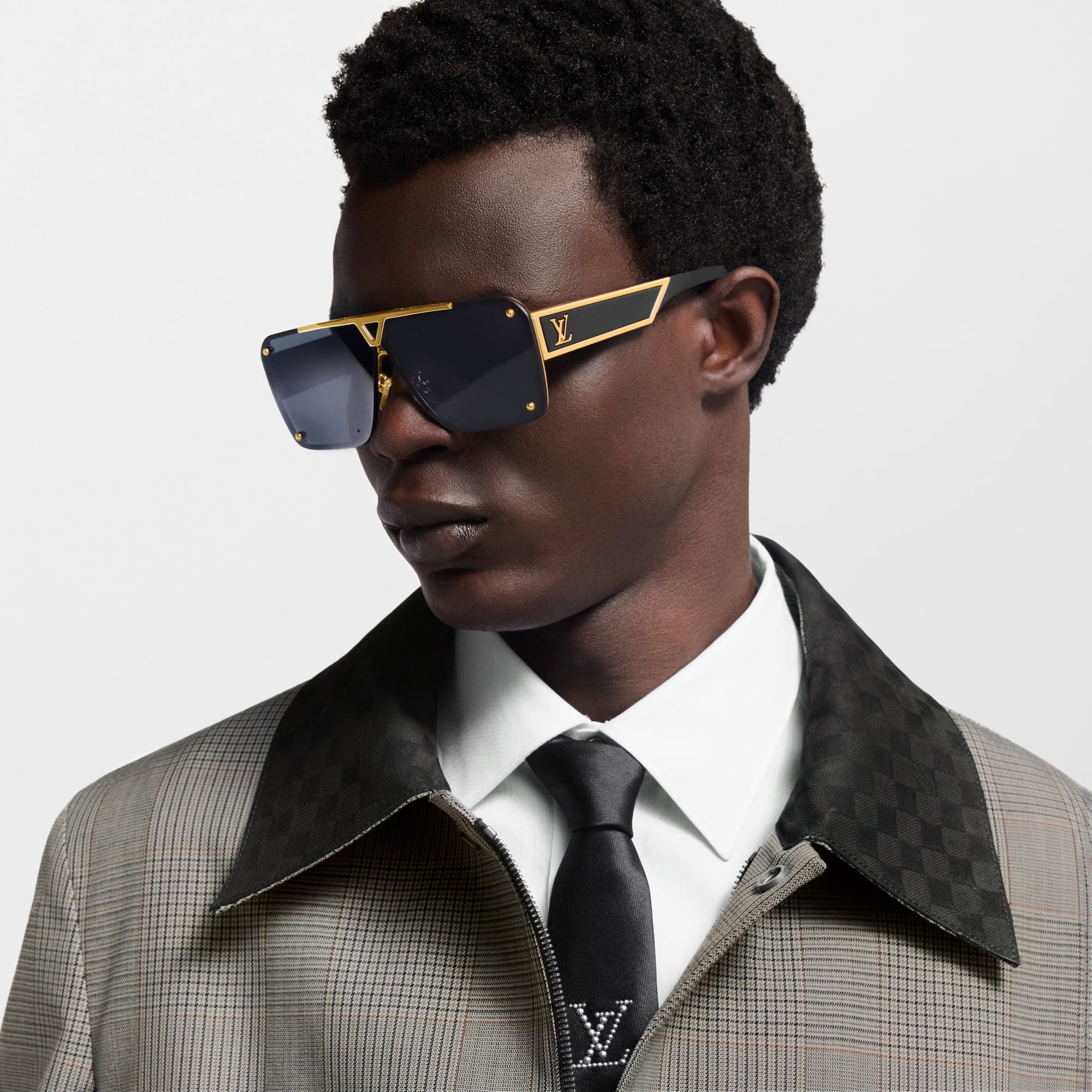Men - Evidence Square Sunglasses S00 Men Accessories Sunglasses | LOUIS VUITTON (Product zoom)