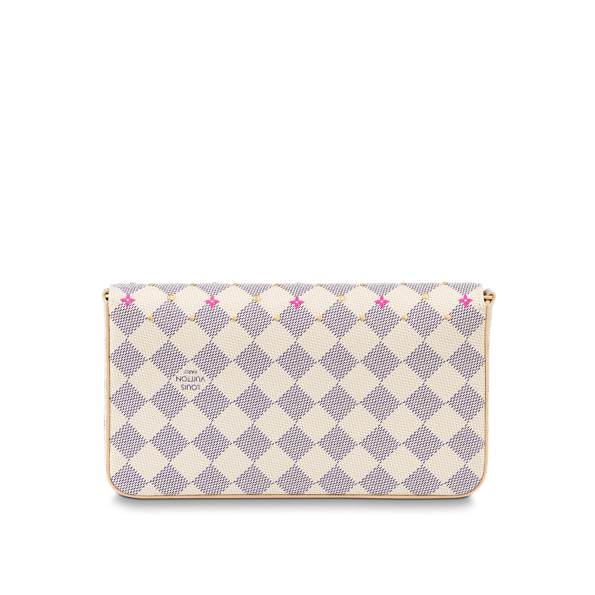 pochette louis vuitton damier azur