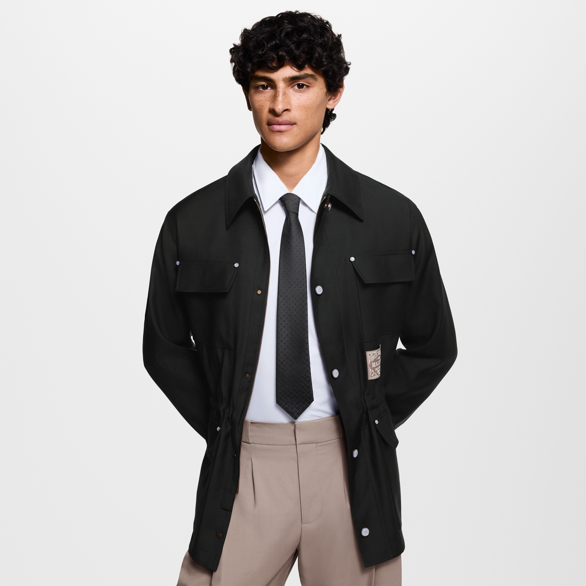 Men - Fading Monogram Tie S00 Men Accessories Ties and Pocket Squares | LOUIS VUITTON (Product zoom)