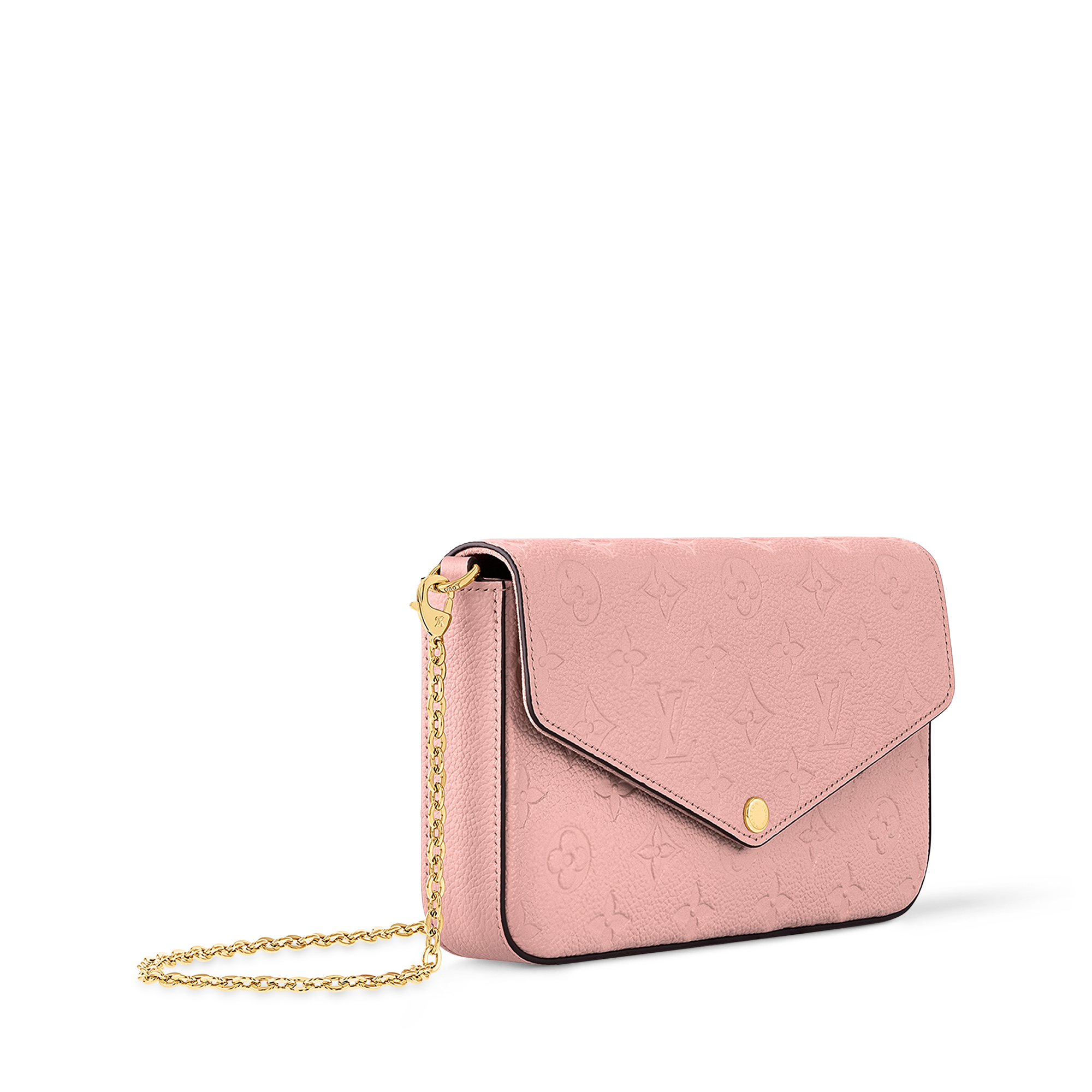 Félicie Pochette Bag - Luxury Monogram Empreinte Leather Pink | LOUIS  VUITTON