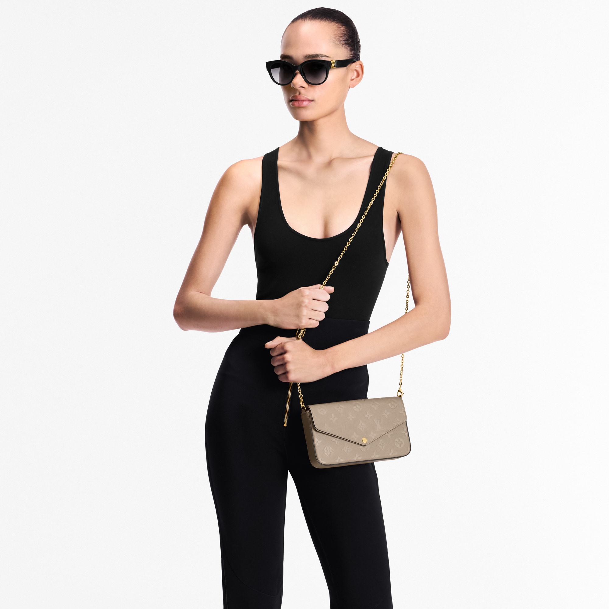 Women - Félicie Pochette Bag Monogram Empreinte Leather Women Wallets and Small Leather Goods Wallets on Chain and Mini Bags | LOUIS VUITTON (Product zoom)