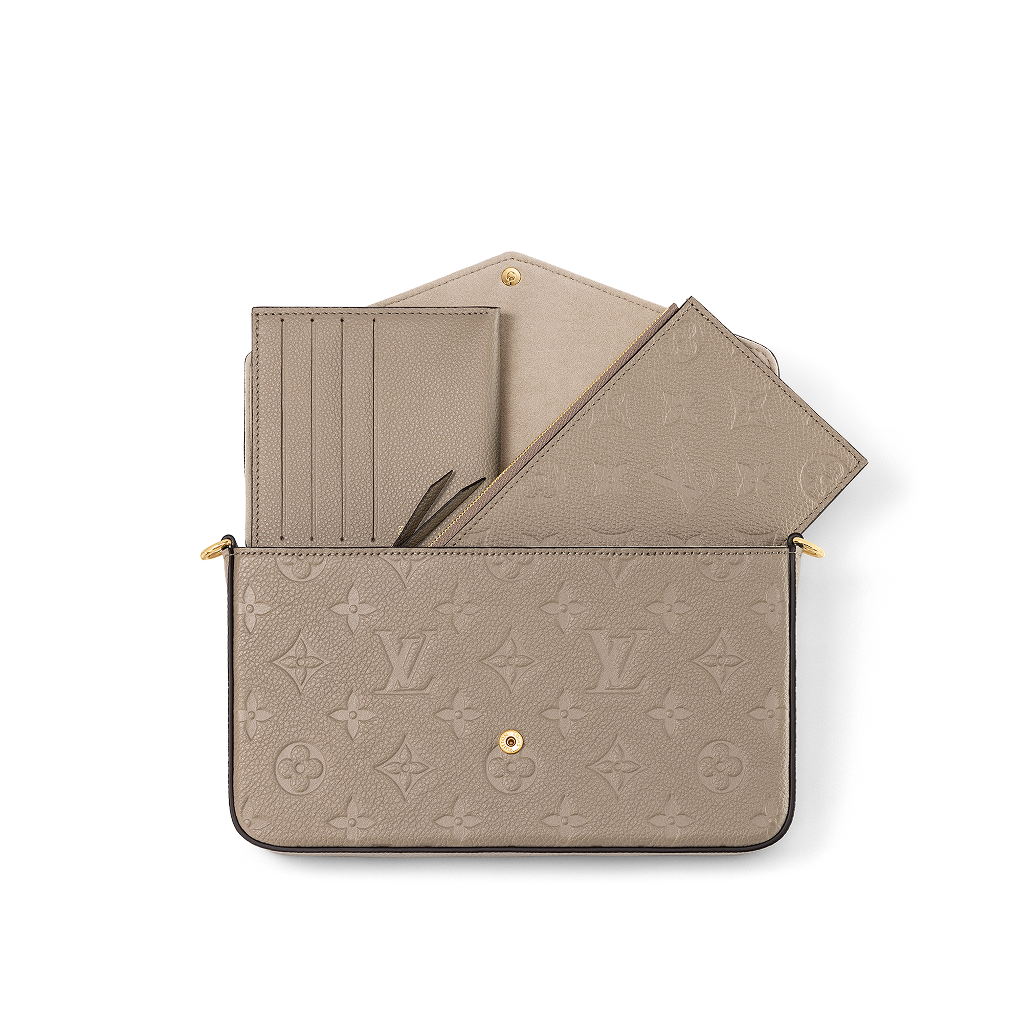 Women - Félicie Pochette Bag Monogram Empreinte Leather Women Wallets and Small Leather Goods Wallets on Chain and Mini Bags | LOUIS VUITTON (Product zoom)