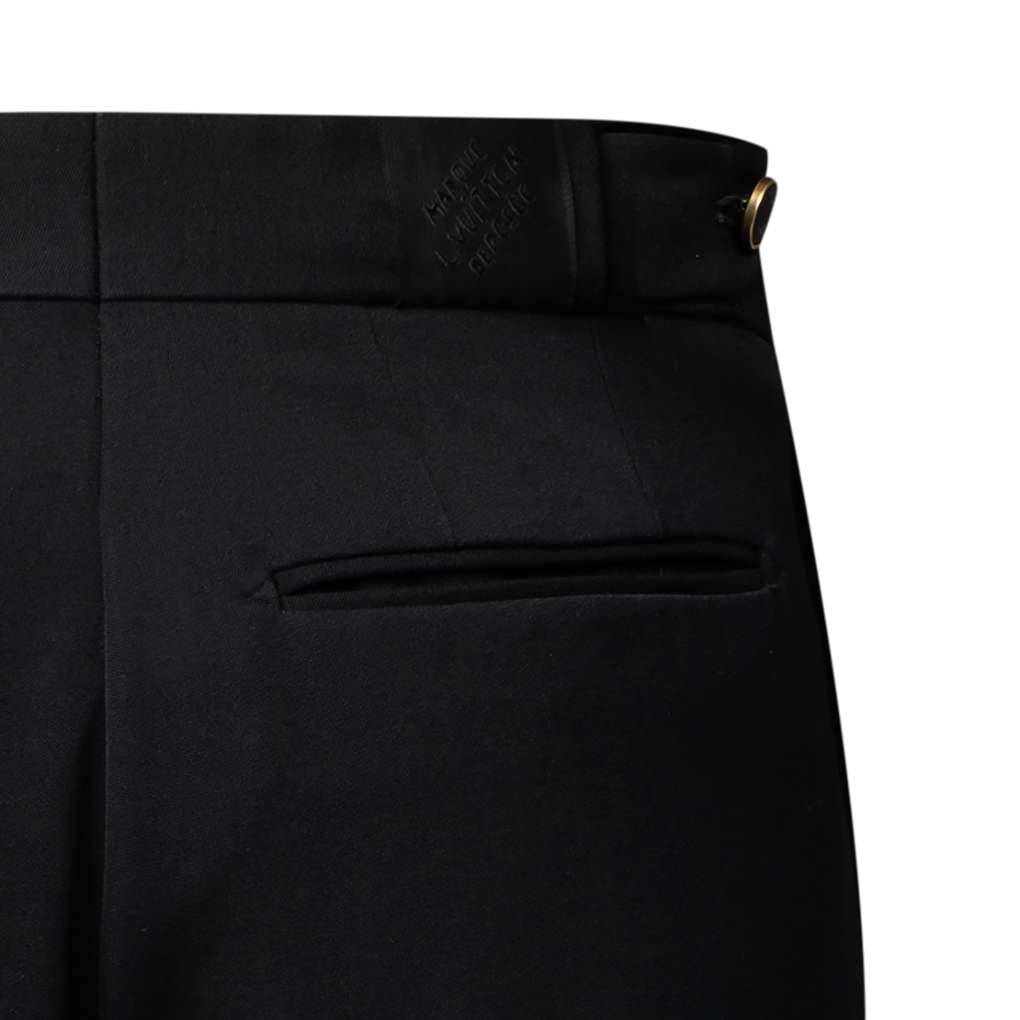 Men - Flock Tuxedo Evening Trousers  Men Ready-to-Wear Trousers | LOUIS VUITTON (Product zoom)