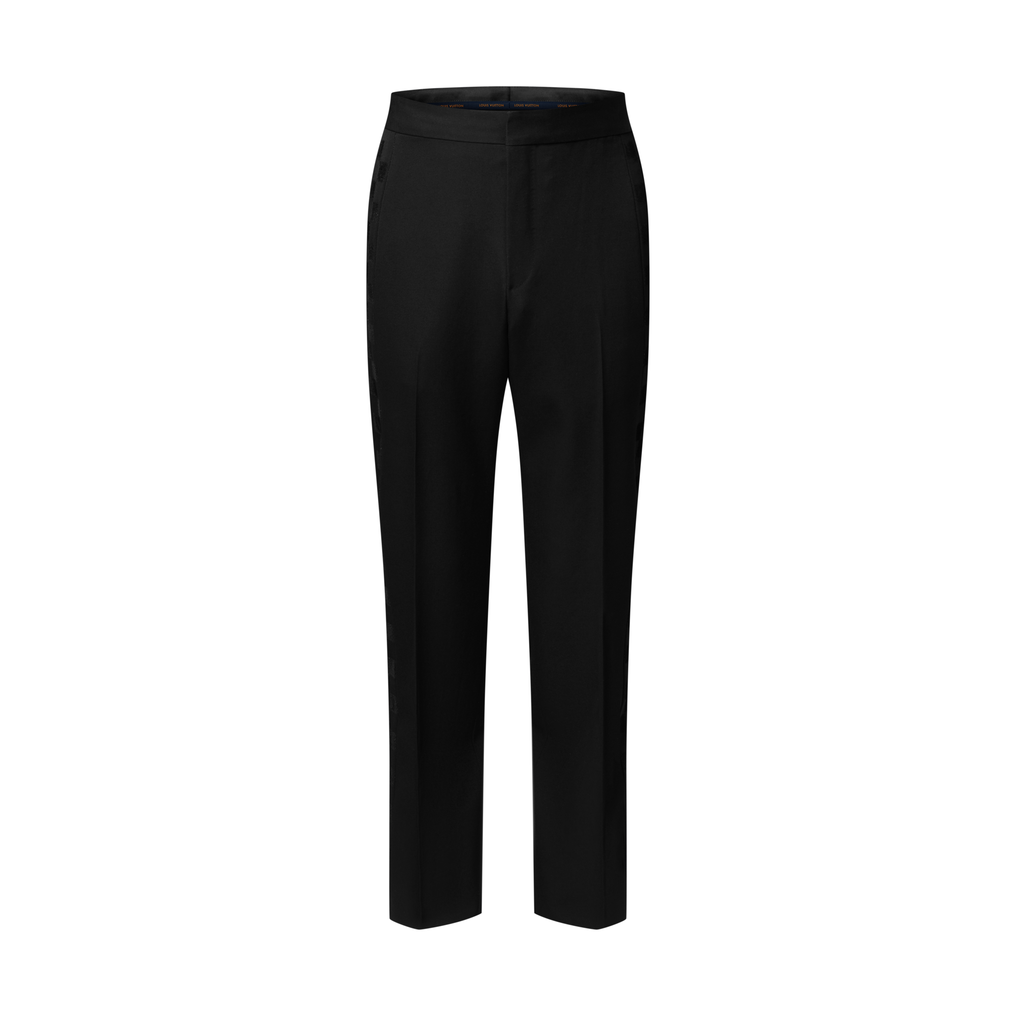 Men - Flock Tuxedo Evening Trousers  Men Ready-to-Wear Trousers | LOUIS VUITTON (Product zoom)
