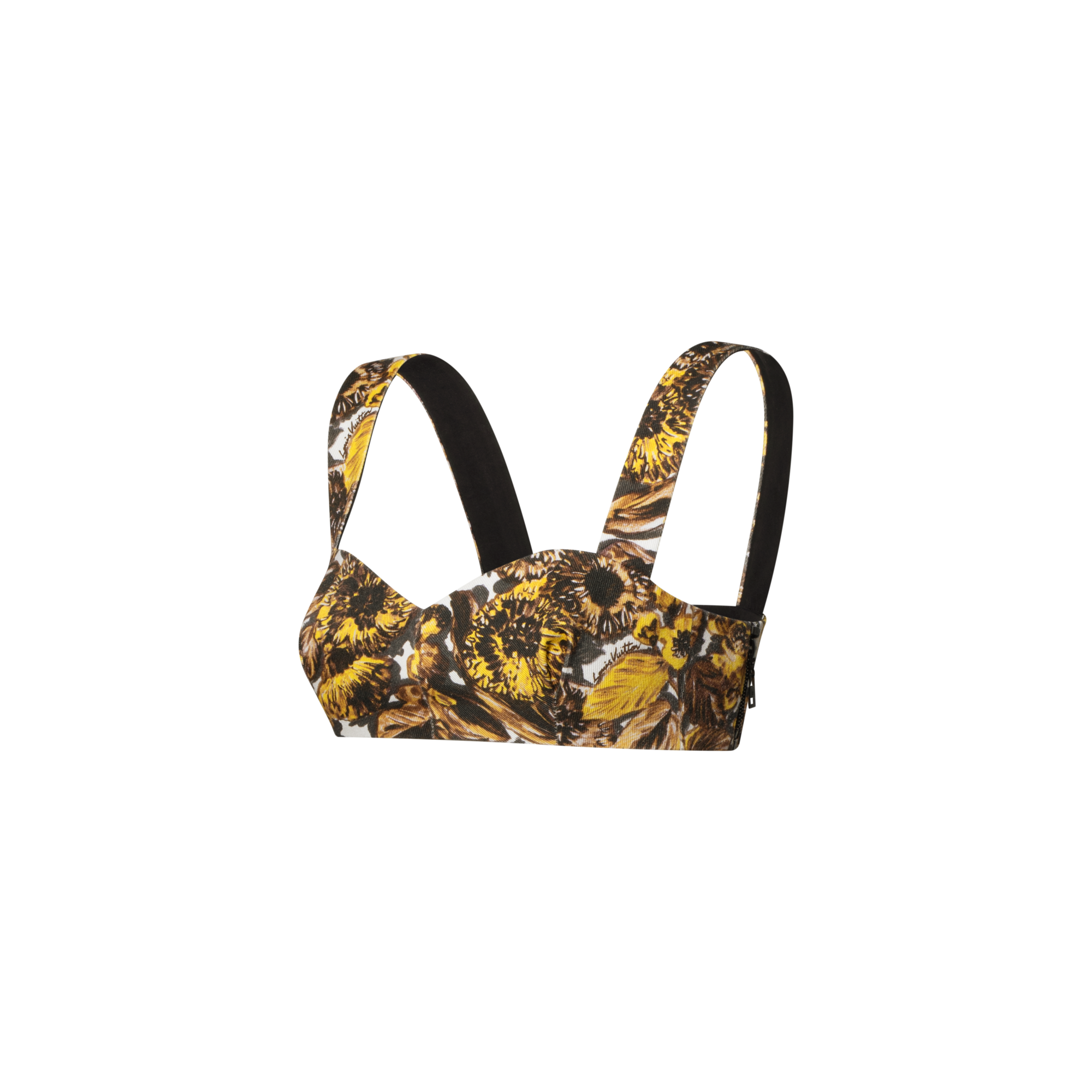 Women - Floral Print Bustier  Women Ready-to-Wear Tops | LOUIS VUITTON (Product zoom)