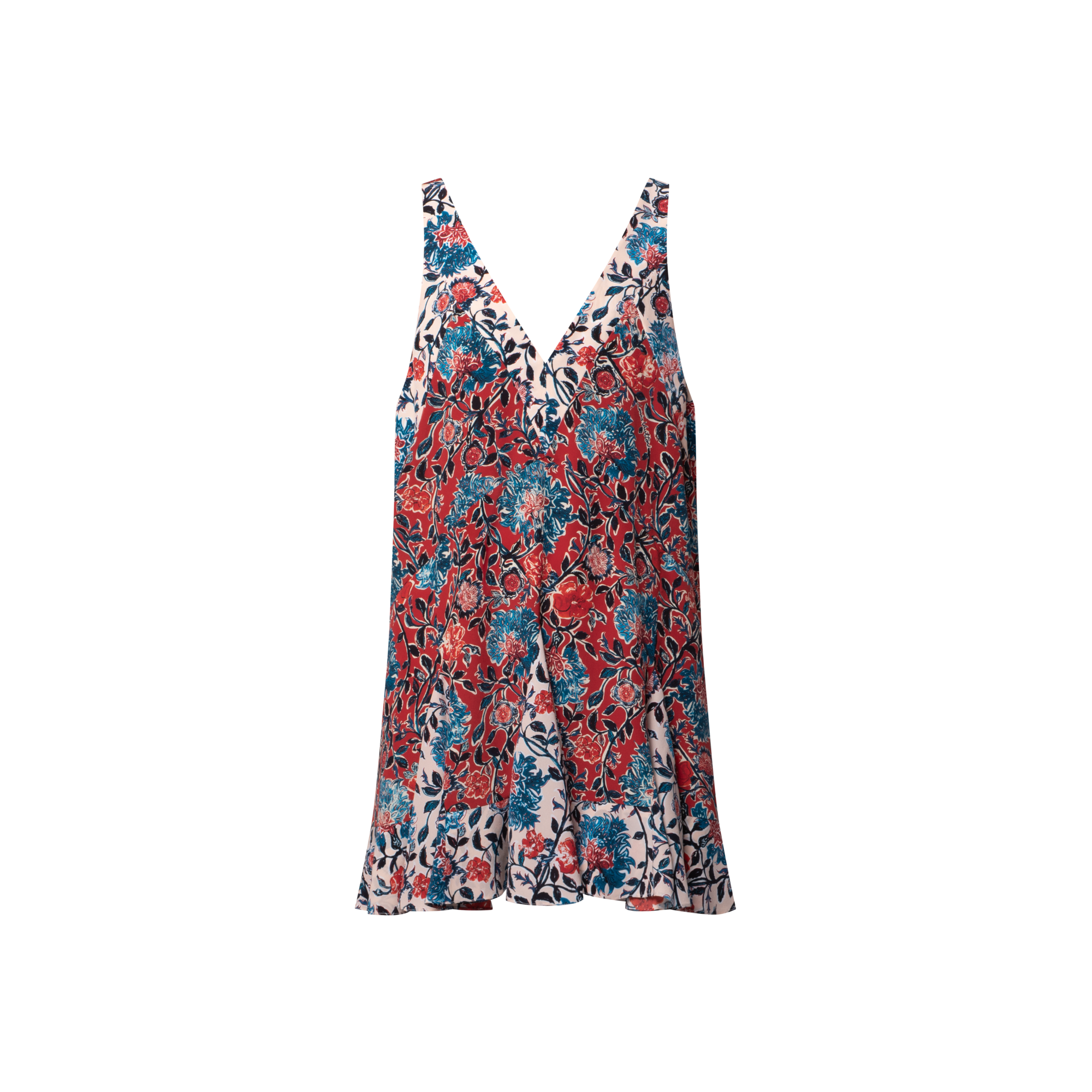 Women - Floral Vine Godet Dress  Women Ready-to-Wear Dresses | LOUIS VUITTON (Product zoom)