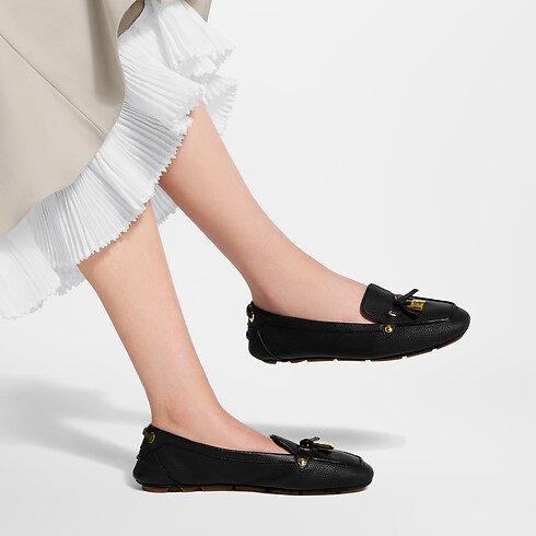 Flore Driving Shoes cropped worn view