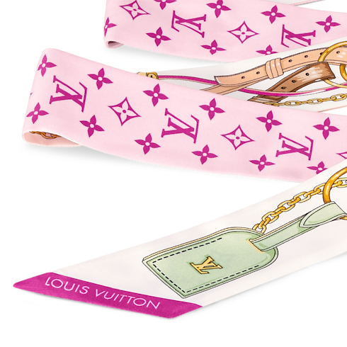 Women - Flower and Straps BB Bandeau S00 Women Accessories Silk Squares and Bandeaux | LOUIS VUITTON (Product zoom)