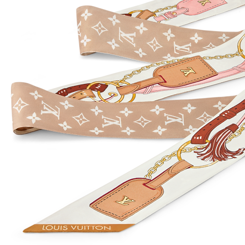 Women - Flower and Straps BB Bandeau S00 Women Accessories Silk Squares and Bandeaux | LOUIS VUITTON (Product zoom)