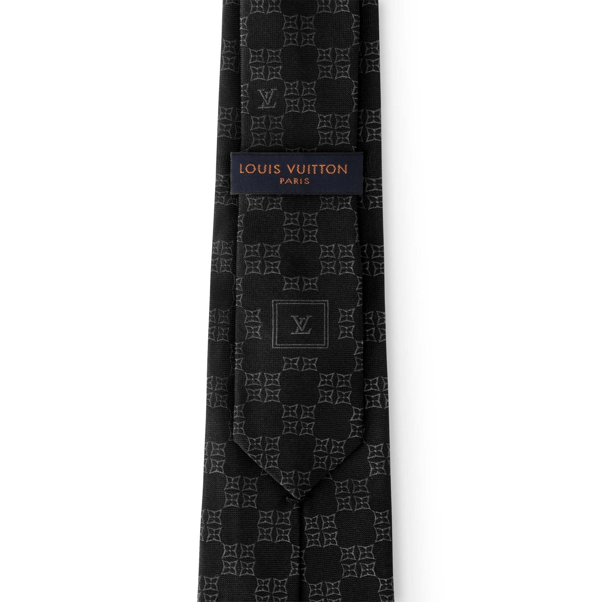 Men - Flower Checks Tie S00 Men Accessories Ties and Pocket Squares | LOUIS VUITTON (Product zoom)