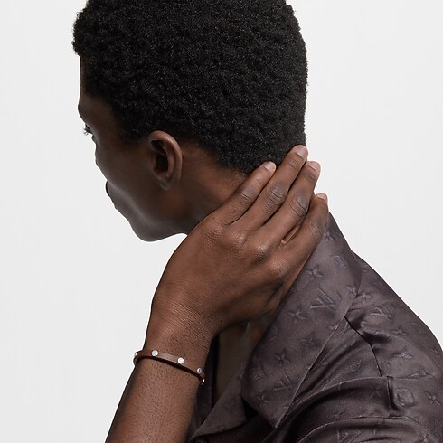 Men - Flower Edge Stud Bracelet Men Fashion Jewellery Bracelets | LOUIS VUITTON (Product zoom)