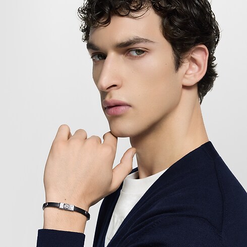 Men - Flower Edge Stud Bracelet Men Fashion Jewellery Bracelets | LOUIS VUITTON (Product zoom)