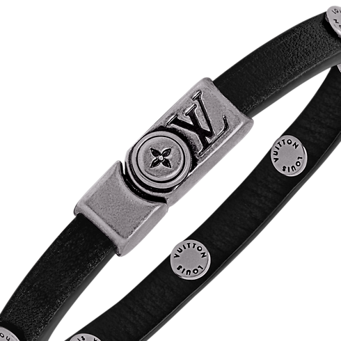 Men - Flower Edge Stud Bracelet Men Fashion Jewellery Bracelets | LOUIS VUITTON (Product zoom)