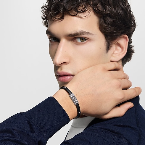 Men - Flower Edge Stud Bracelet Men Fashion Jewellery Bracelets | LOUIS VUITTON (Product zoom)