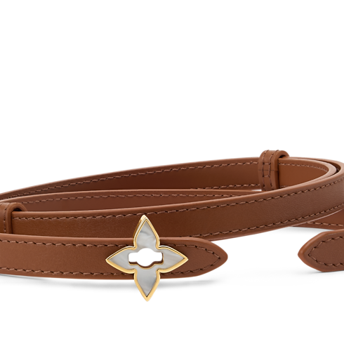 Women - Flower Lock 12MM Belt Women Accessories Belts | LOUIS VUITTON (Product zoom)