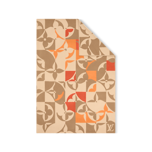 Trunks, Travel and Home - Flower Puzzle Throw 140 x 200 Trunks, Travel and Home Home and Art of Dining Home Textiles | LOUIS VUITTON (Product zoom)