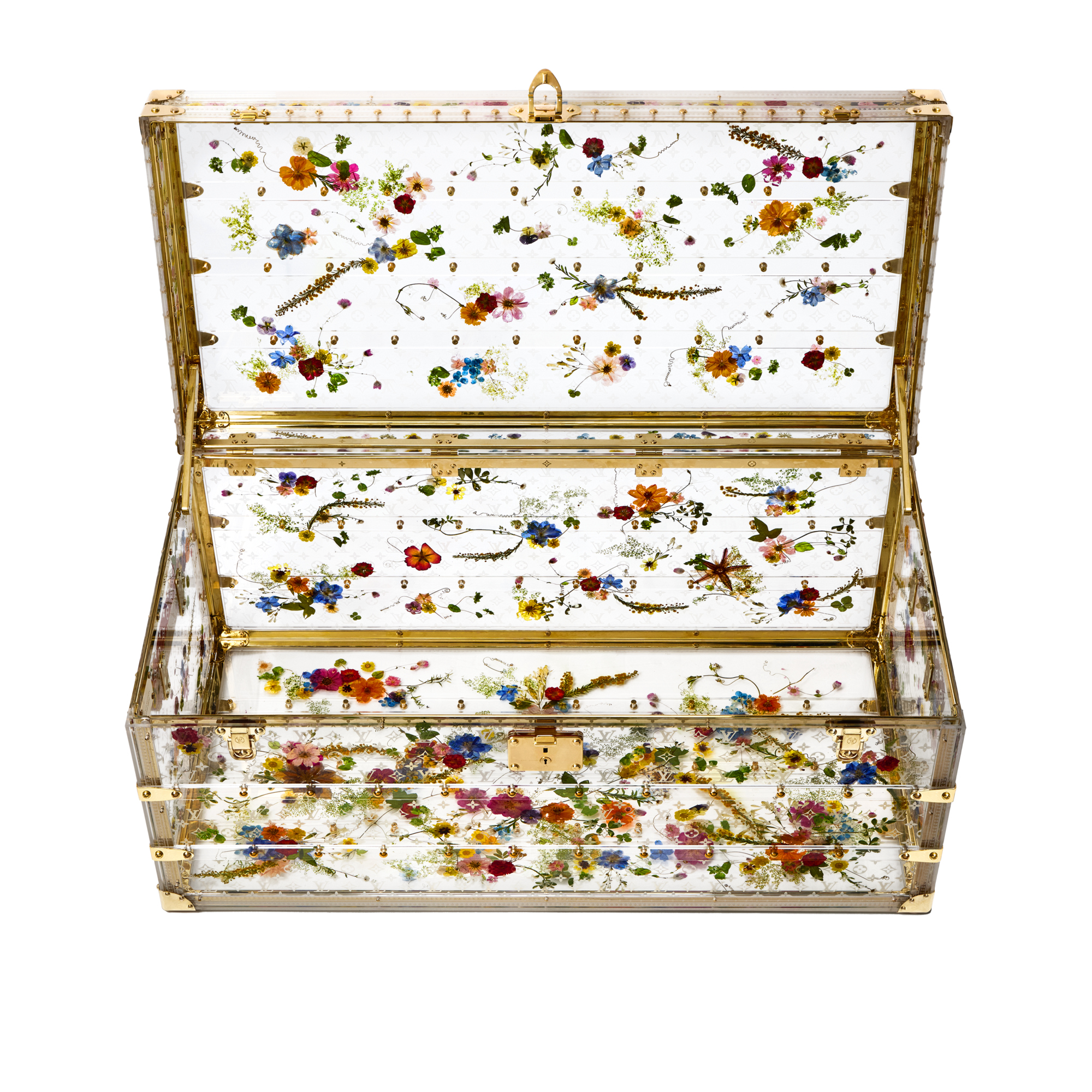 Trunks, Travel and Home - Flower Trunk 1 - Whisper of Spring Autres High End Trunks, Travel and Home Trunks and Boxes Trunks and Suitcases | LOUIS VUITTON (Product zoom)