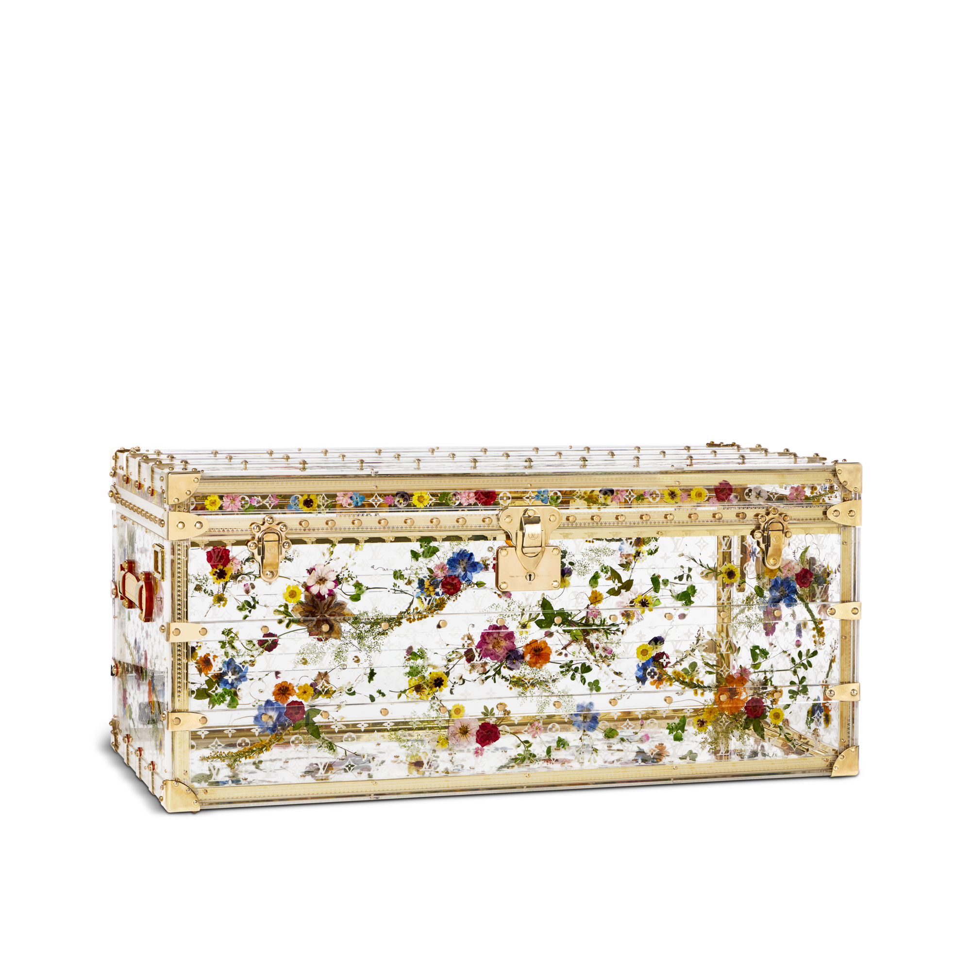 Trunks, Travel and Home - Flower Trunk 1 - Whisper of Spring Autres High End Trunks, Travel and Home Trunks and Boxes Trunks and Suitcases | LOUIS VUITTON (Product zoom)