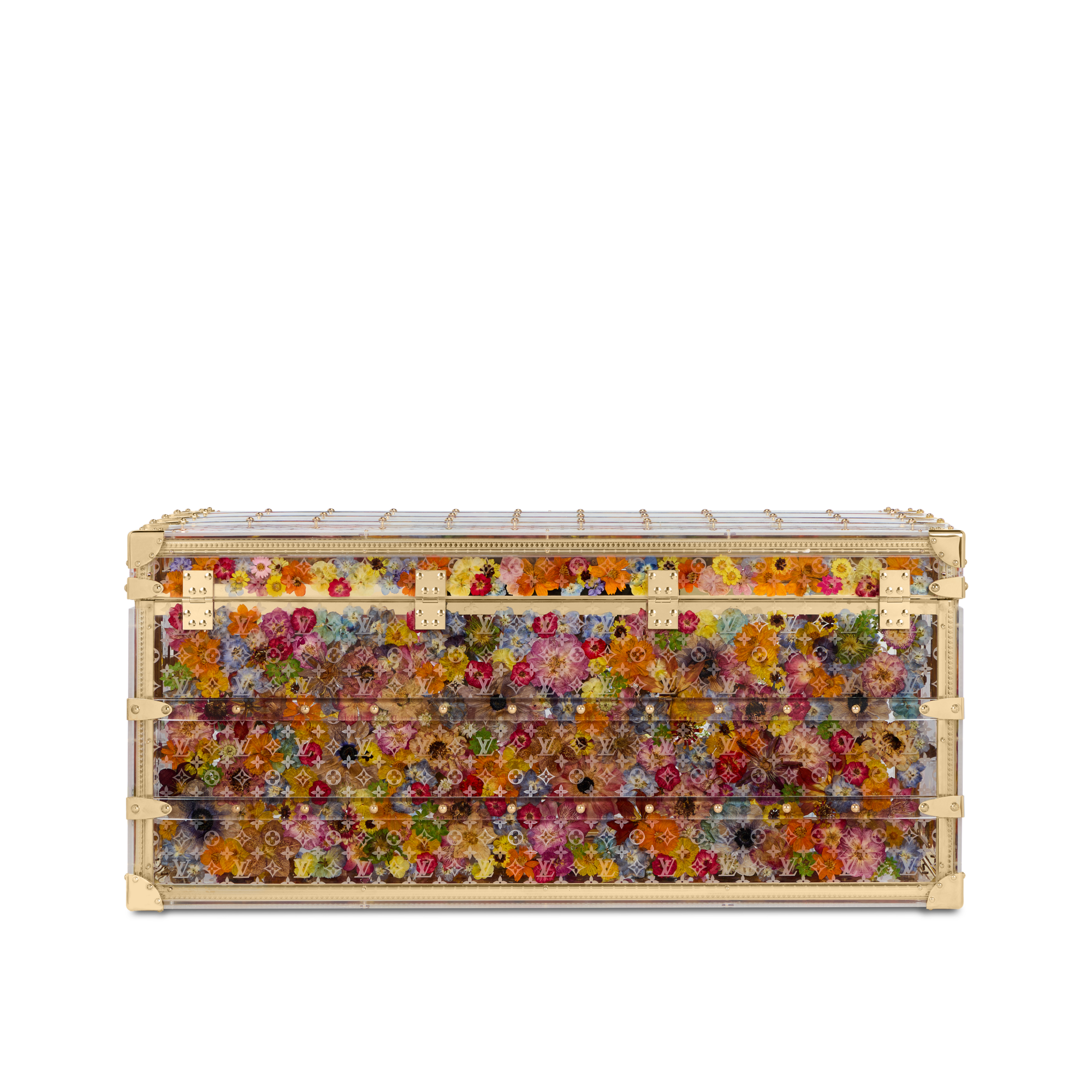 Trunks, Travel and Home - Flower Trunk 2 - Layers Of Life Autres High End Trunks, Travel and Home Trunks and Boxes Trunks and Suitcases | LOUIS VUITTON (Product zoom)