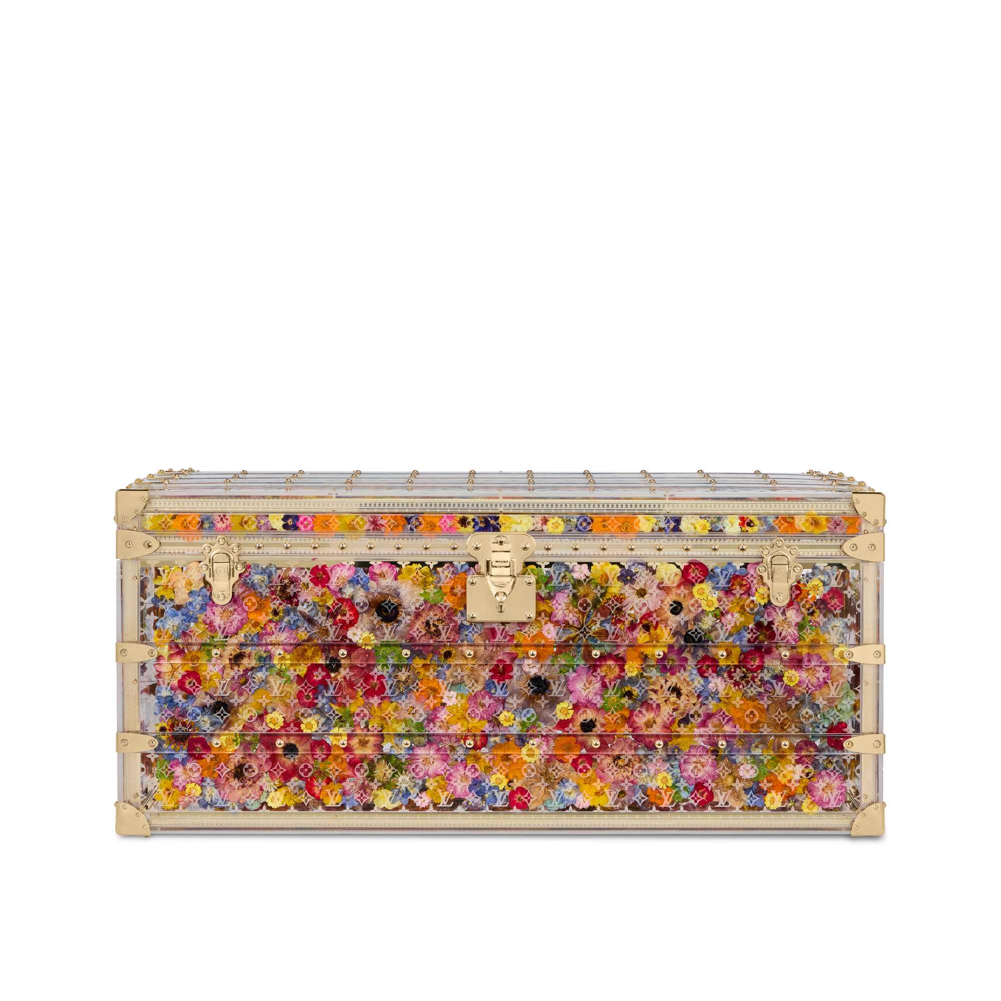Trunks, Travel and Home - Flower Trunk 2 - Layers Of Life Autres High End Trunks, Travel and Home Trunks and Boxes Trunks and Suitcases | LOUIS VUITTON (Product zoom)