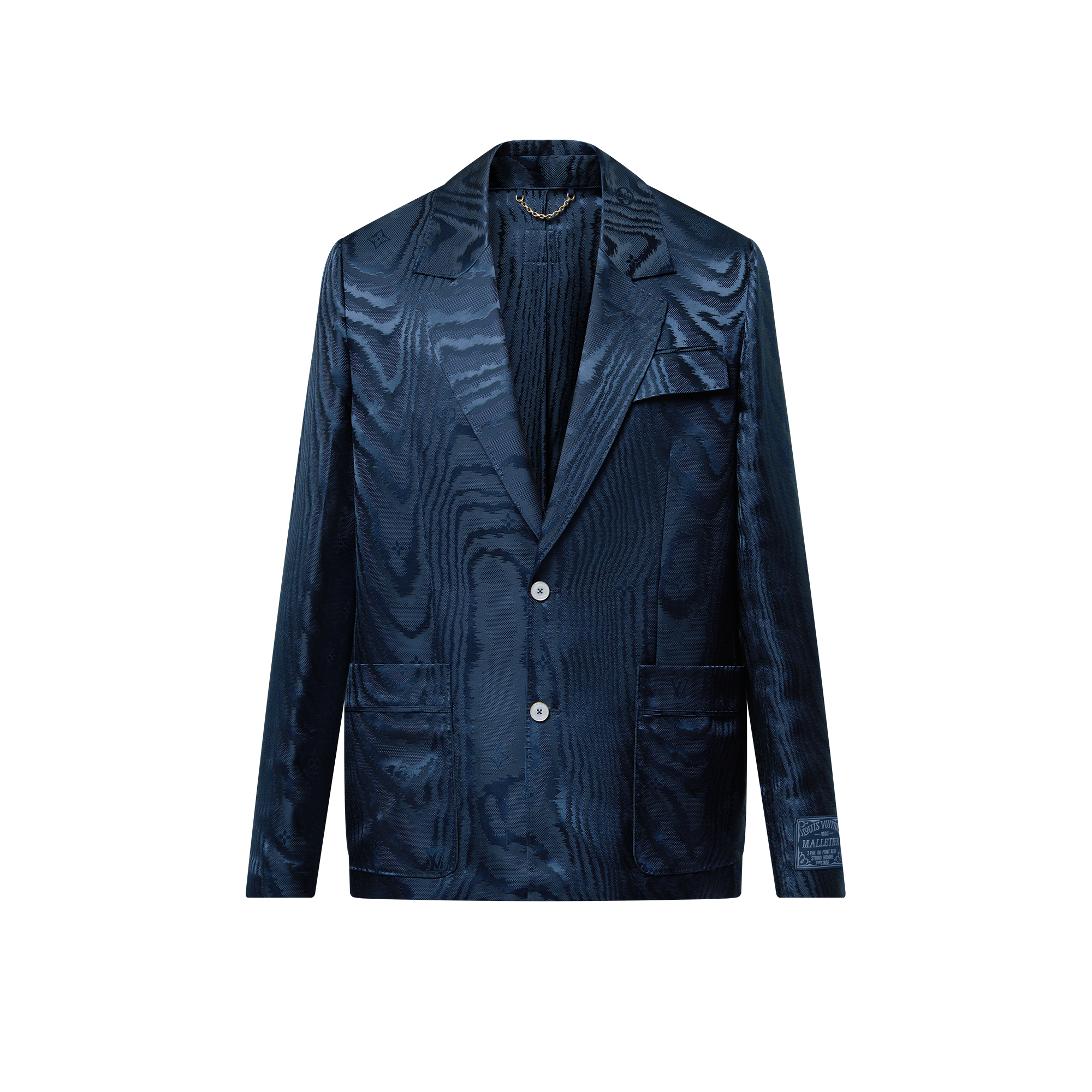 Men - Fluid Single-Breasted Jacket  Men Ready-to-Wear Blazers and Jackets | LOUIS VUITTON (Product zoom)