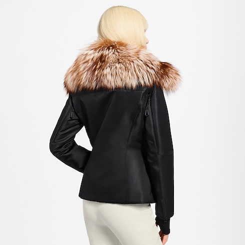 Women - Fox Collar Belted Ski Jacket Women Ready-to-Wear Coats and Jackets | LOUIS VUITTON (Product zoom)