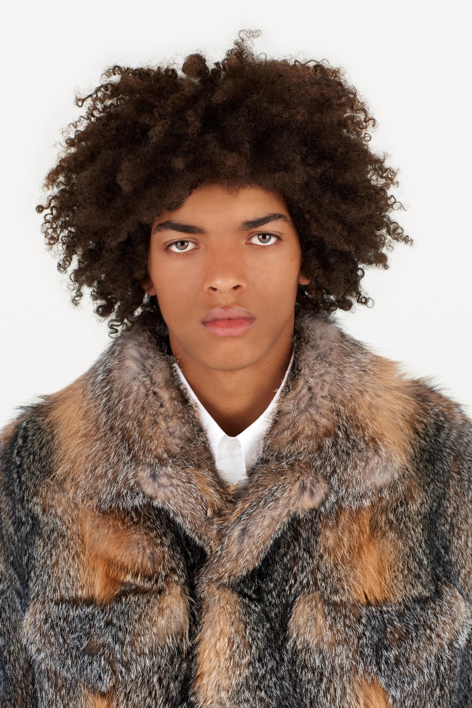 fox fur jacket mens